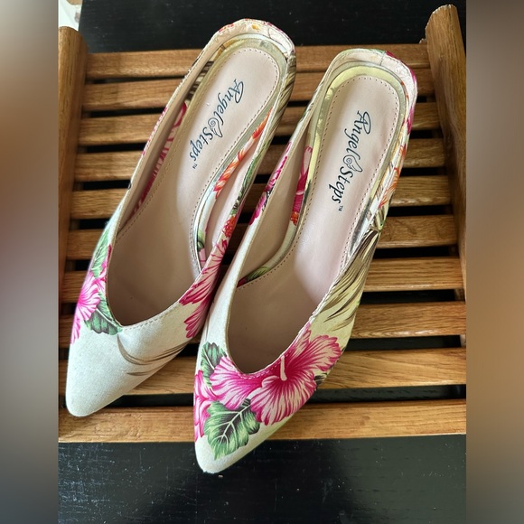 Angel Steps floral slip-on shoes - Picture 3 of 11